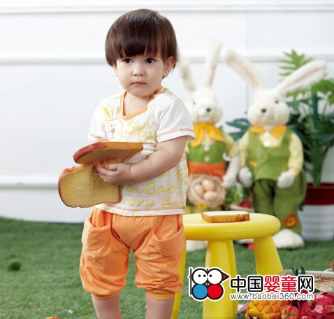 蓓宝童装2014春夏外出服-中国婴童网