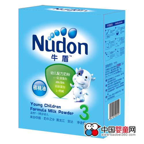 牛盾婴幼儿配方奶粉3段盒装,孕婴产品库,中国