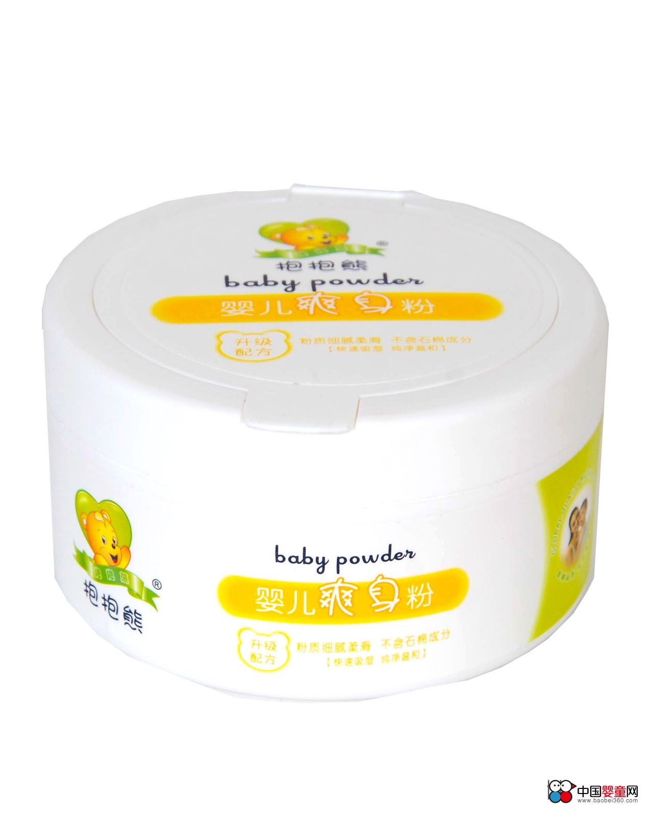 抱抱熊婴儿爽身粉,孕婴产品库,中国婴童网