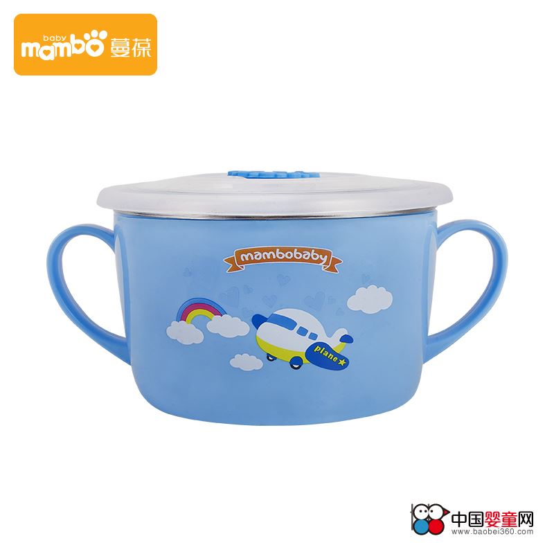 蔓葆注水保温碗蓝色,孕婴产品库,中国婴童网