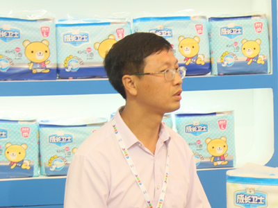 成长卫士品牌总经理林庆贤解读纸尿裤市场现状