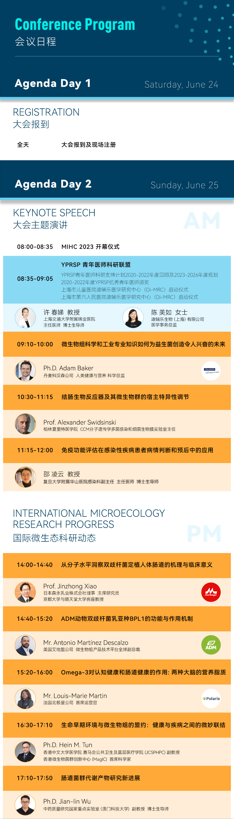 会议预告| 6月24-26日，全球微生态健康专家再聚MIHC2023！