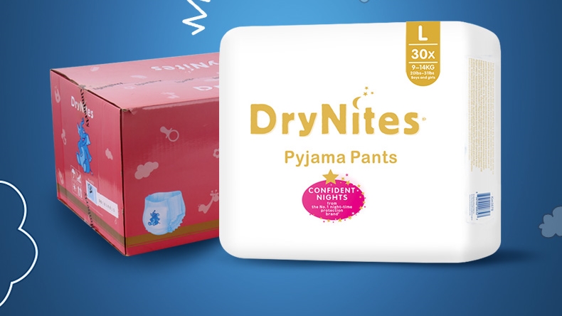 DryNites洁纳斯玲珑系列拉拉裤