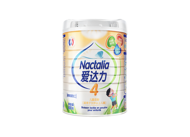 Nactalia爱达力法国原装进口爱系列4段儿童成长奶粉