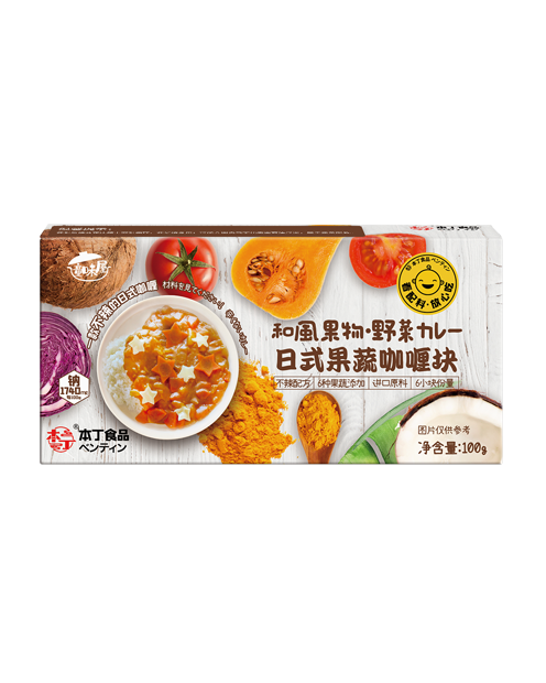 本丁童味屋日式果蔬咖喱块